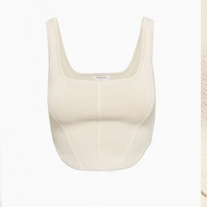 Aritzia Sculpt Knit Bustier Tank